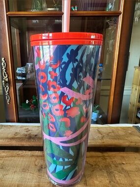 Starbucks 24 Oz Jungle Cheetah Acrylic Cold Cup Venti 2021 Tumbler Brand New